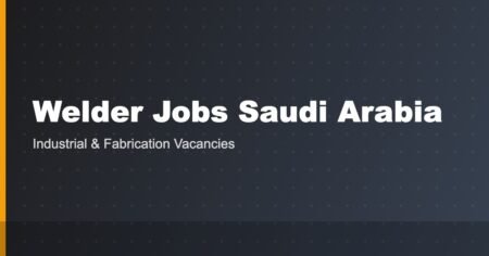 Welder Jobs in Saudi Arabia 2026: Salary, Certification, Benefits and How to Apply from India