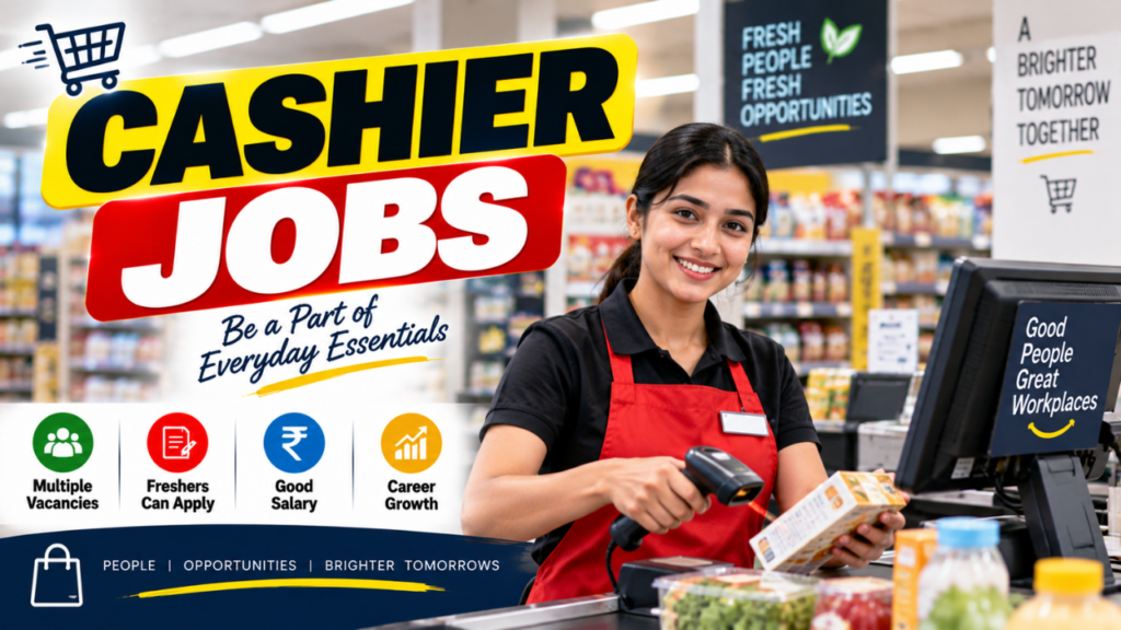 Cashier Jobs in 2026 – Salary, Eligibility, Benefits & How to Apply