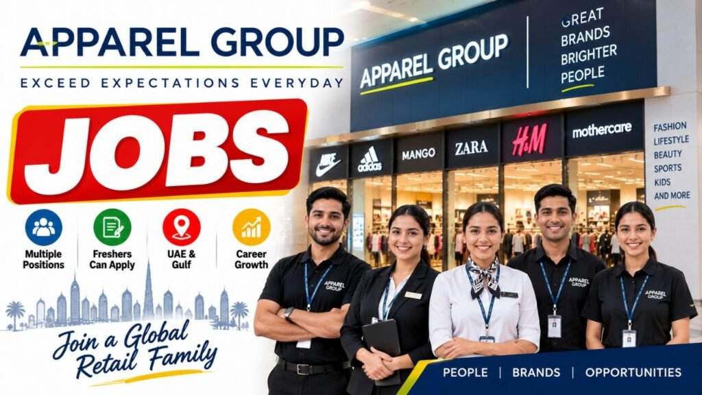 Apparel Group Jobs 2026 – Retail, Sales, Fashion, Restaurant, Finance & Careers