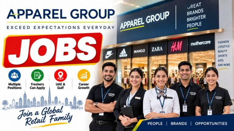 Apparel Group Jobs 2026 – Retail, Sales, Fashion, Restaurant, Finance & Careers