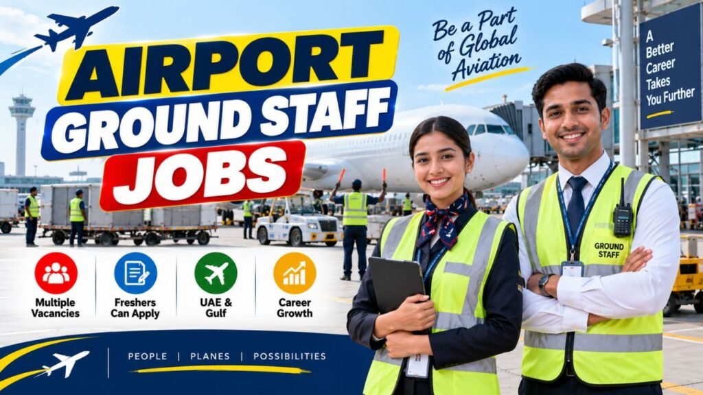 Airport Ground Staff Jobs 2026 – Eligibility, Salary, Duties & How to Apply