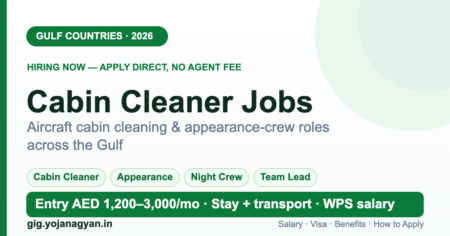Cabin Cleaner Jobs in the Gulf 2026 — salary, visa and how to apply