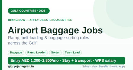 Airport Baggage Jobs in the Gulf 2026 — salary, visa and how to apply