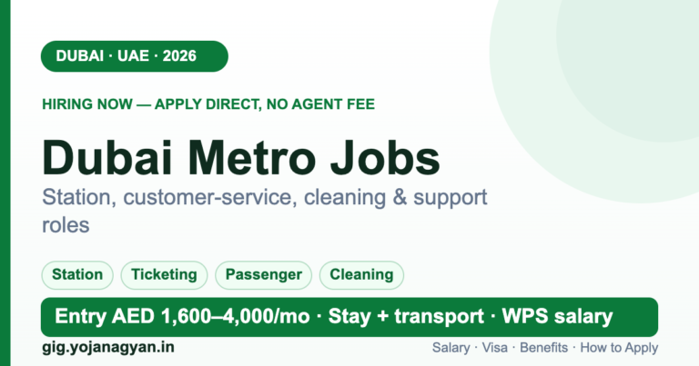 Dubai Metro Jobs in Dubai 2026 — salary, visa and how to apply
