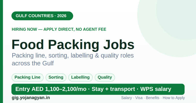 Food Packing Jobs in the Gulf 2026 — salary, visa and how to apply