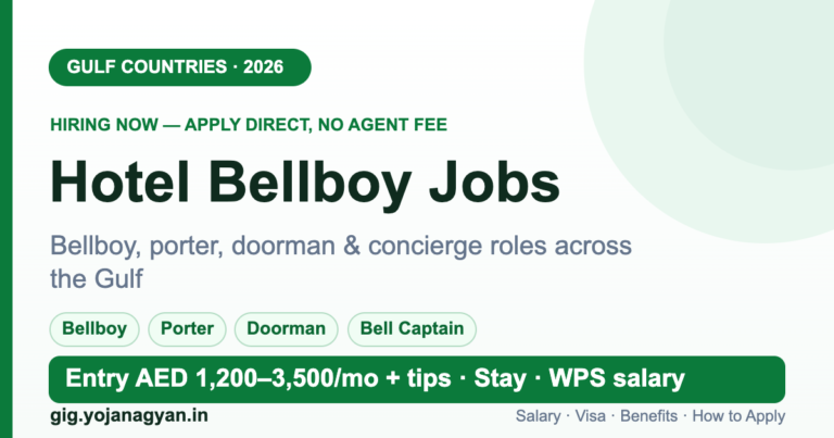 Hotel Bellboy Jobs in the Gulf 2026 — salary, visa and how to apply