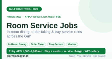 Room Service Jobs in the Gulf 2026 — salary, visa and how to apply