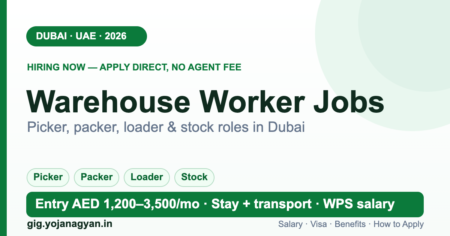 Warehouse Worker Jobs in Dubai 2026 — salary, visa and how to apply